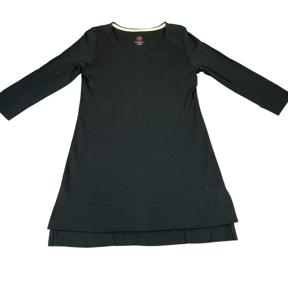 Isaac‎ Mizrahi Live Essentials Black Tunic Dress Long Sleeve XS Stretch